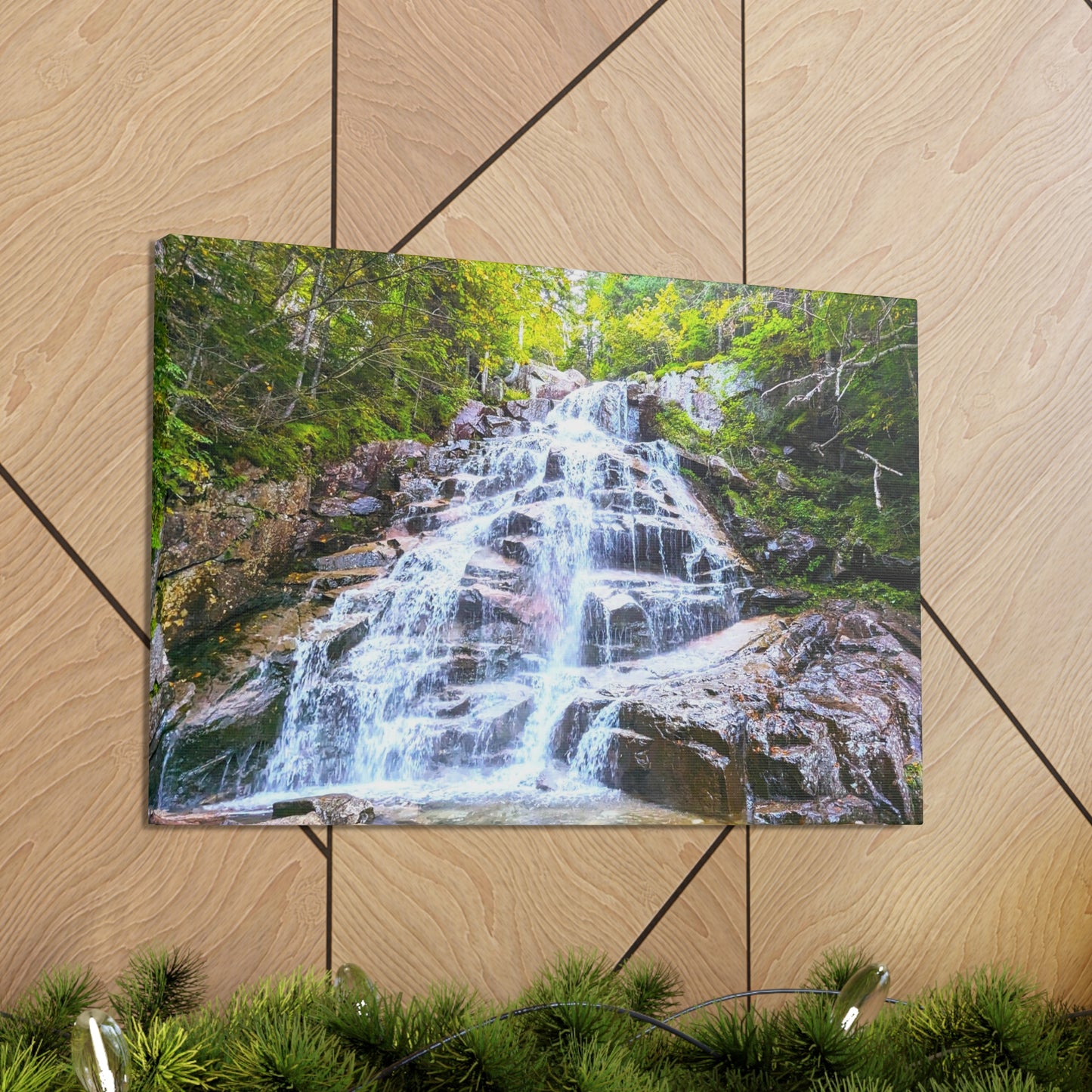 Cloudland Falls Canvas Art Print