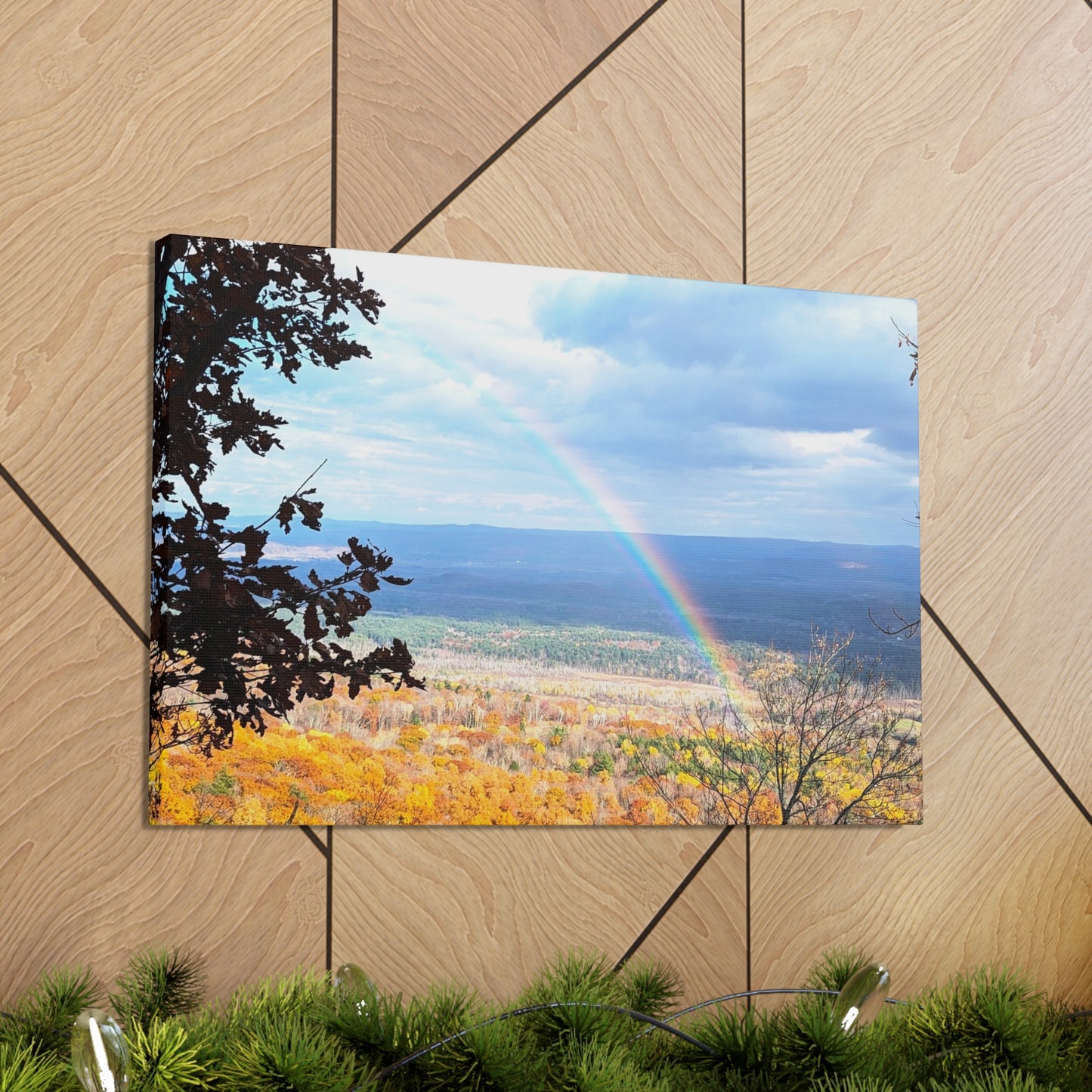 Appalachian Trail Rainbow Canvas Art Print