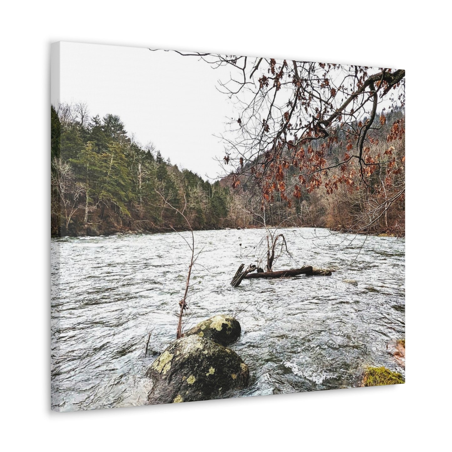 Houstatonic and Tenmile River Canvas Art Print