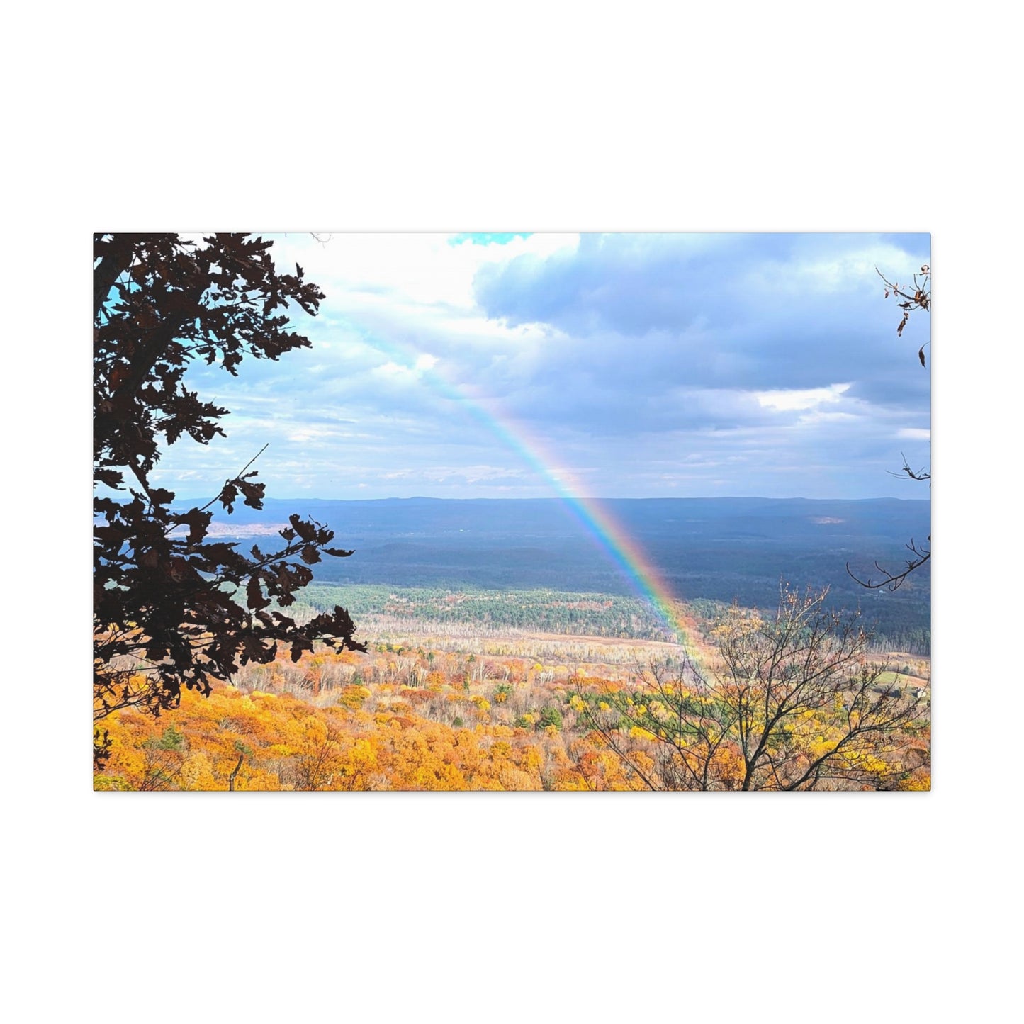 Appalachian Trail Rainbow Canvas Art Print