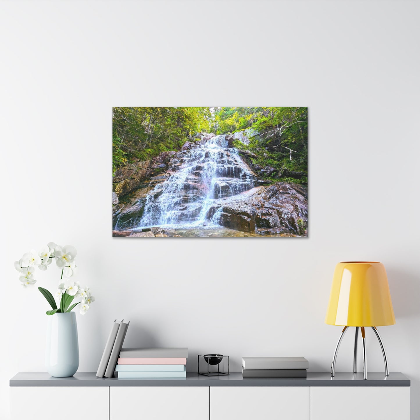 Cloudland Falls Canvas Art Print