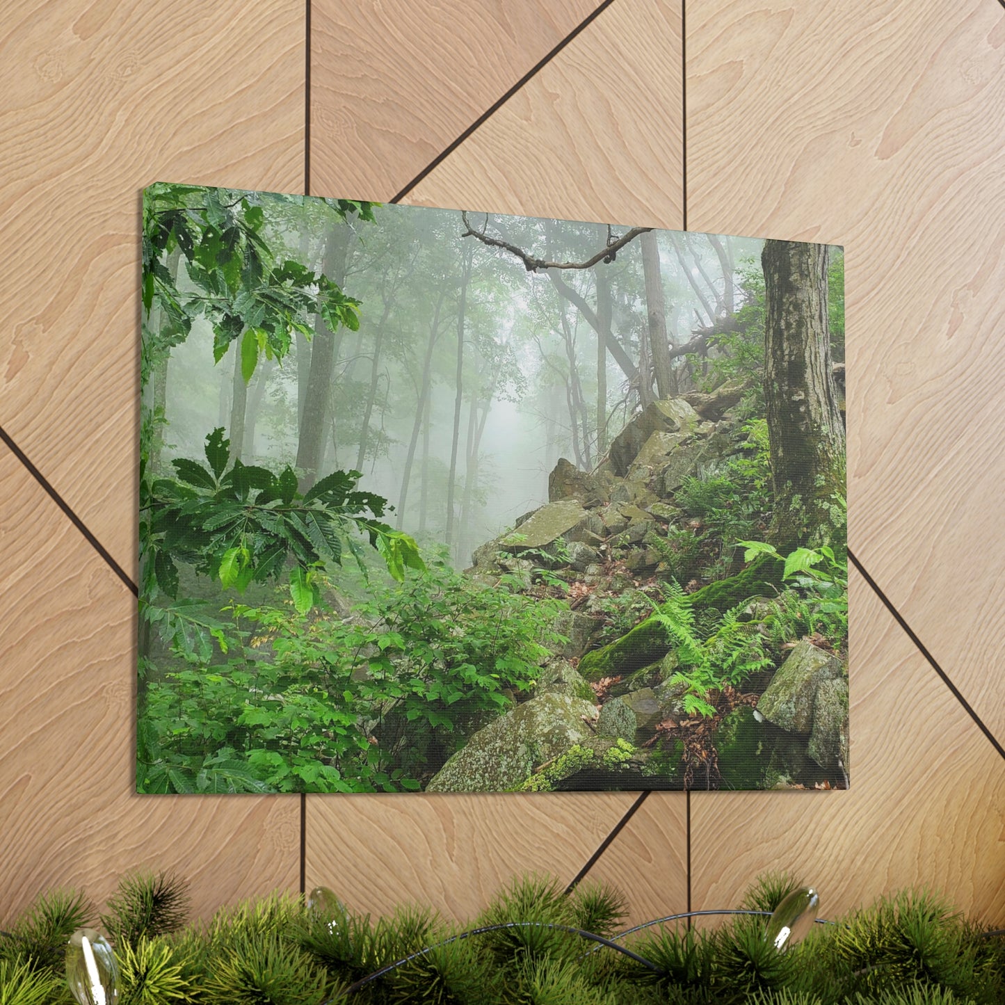 Connecticut Jungle Canvas Art Print