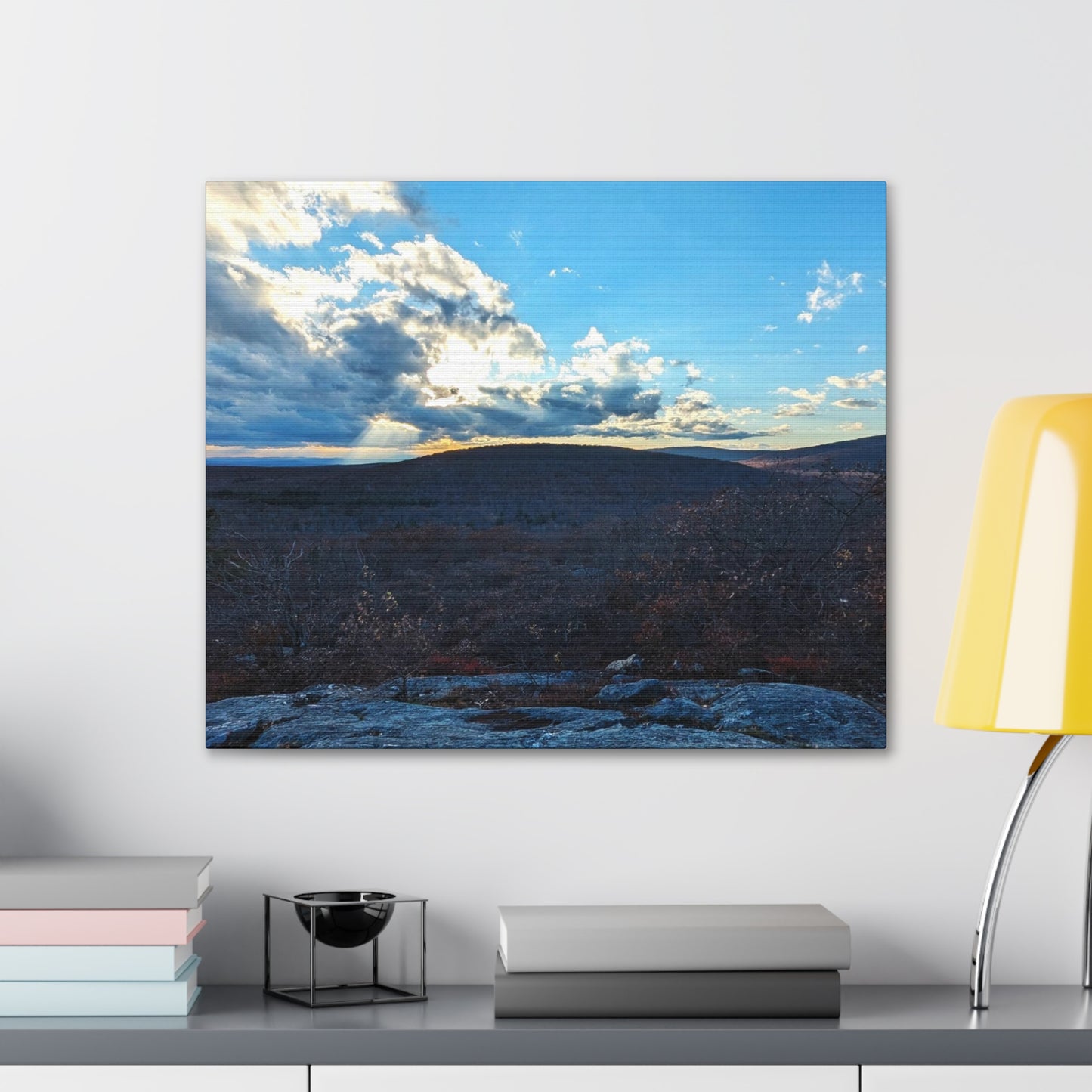 Bear Mountain Sunset Canvas Art Print