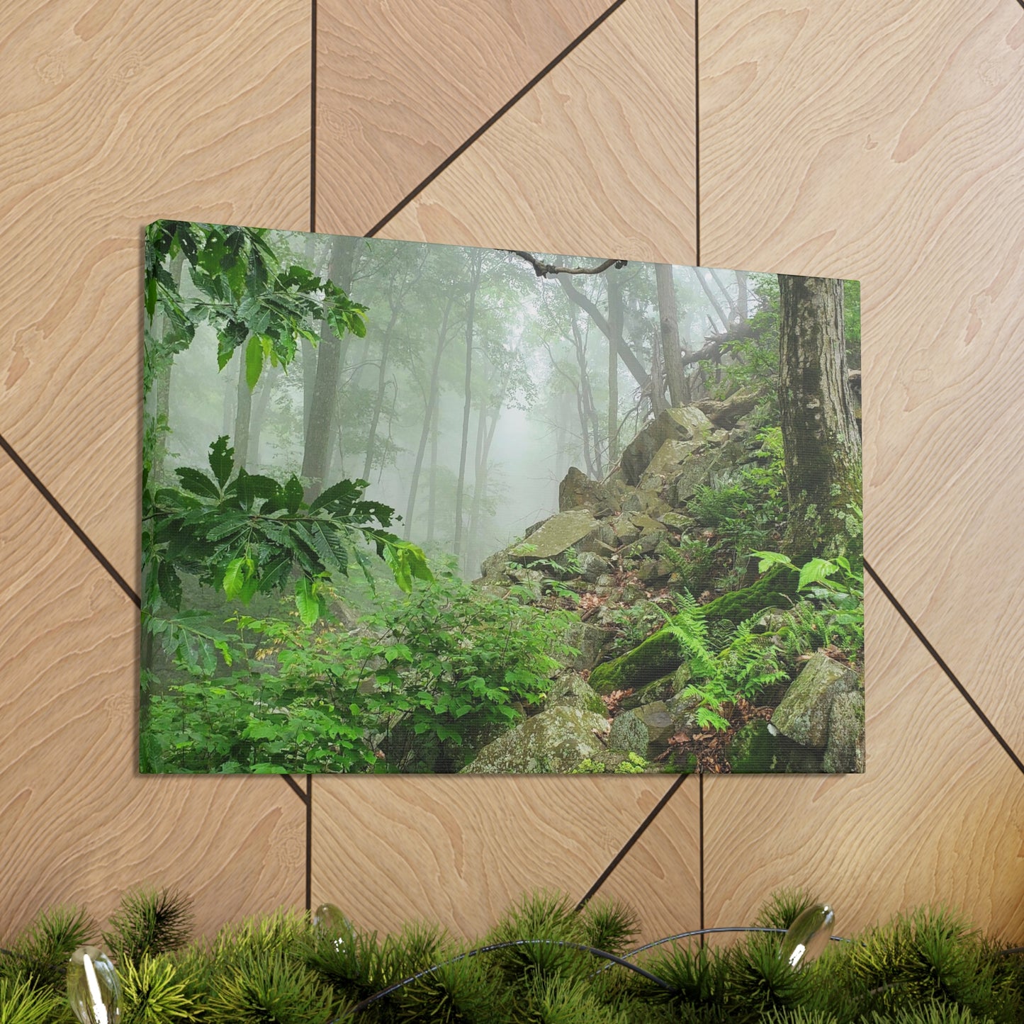 Connecticut Jungle Canvas Art Print