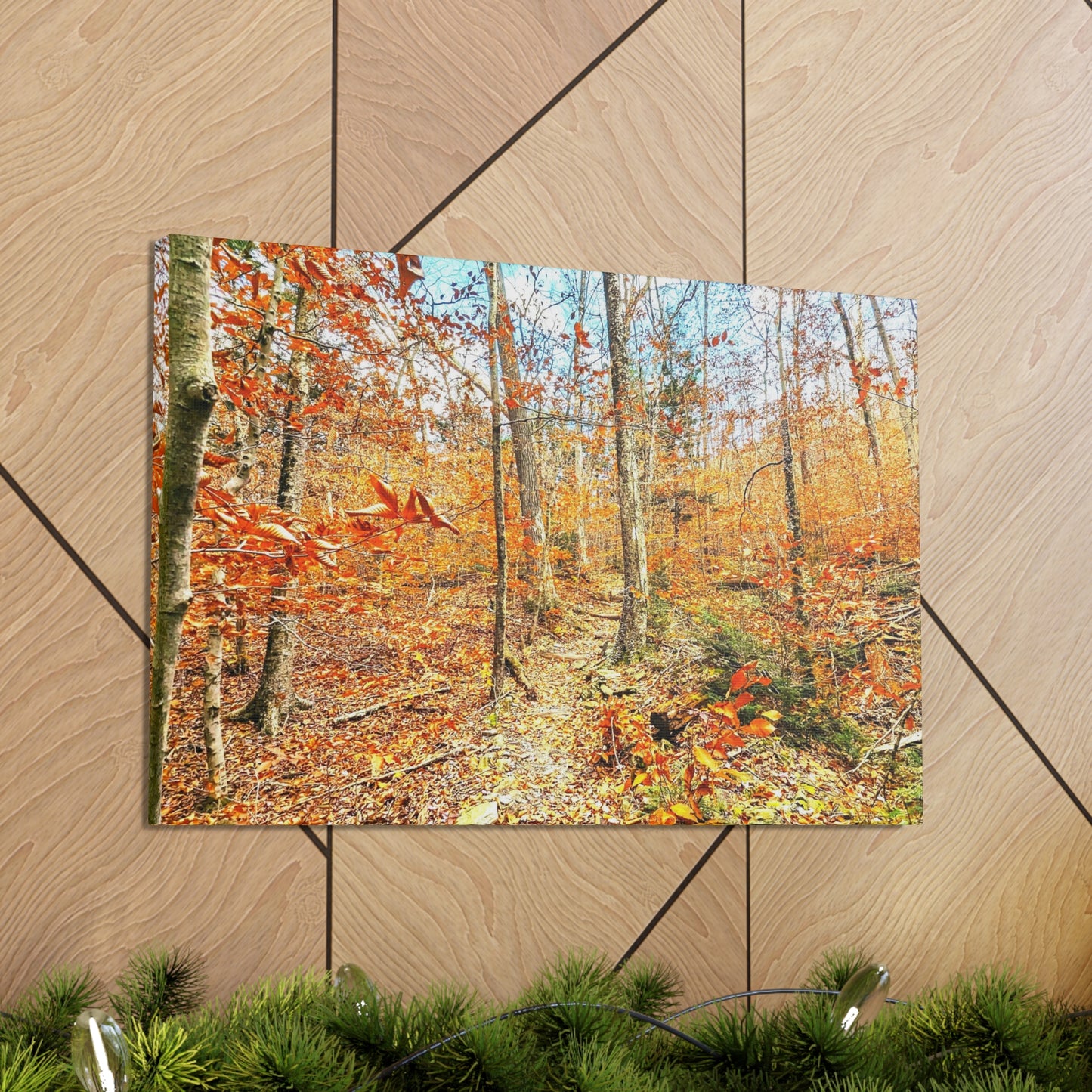 Appalachian Trail Fall Canvas Art Print