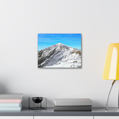 Mount Lincoln Winter Canvas Art Print