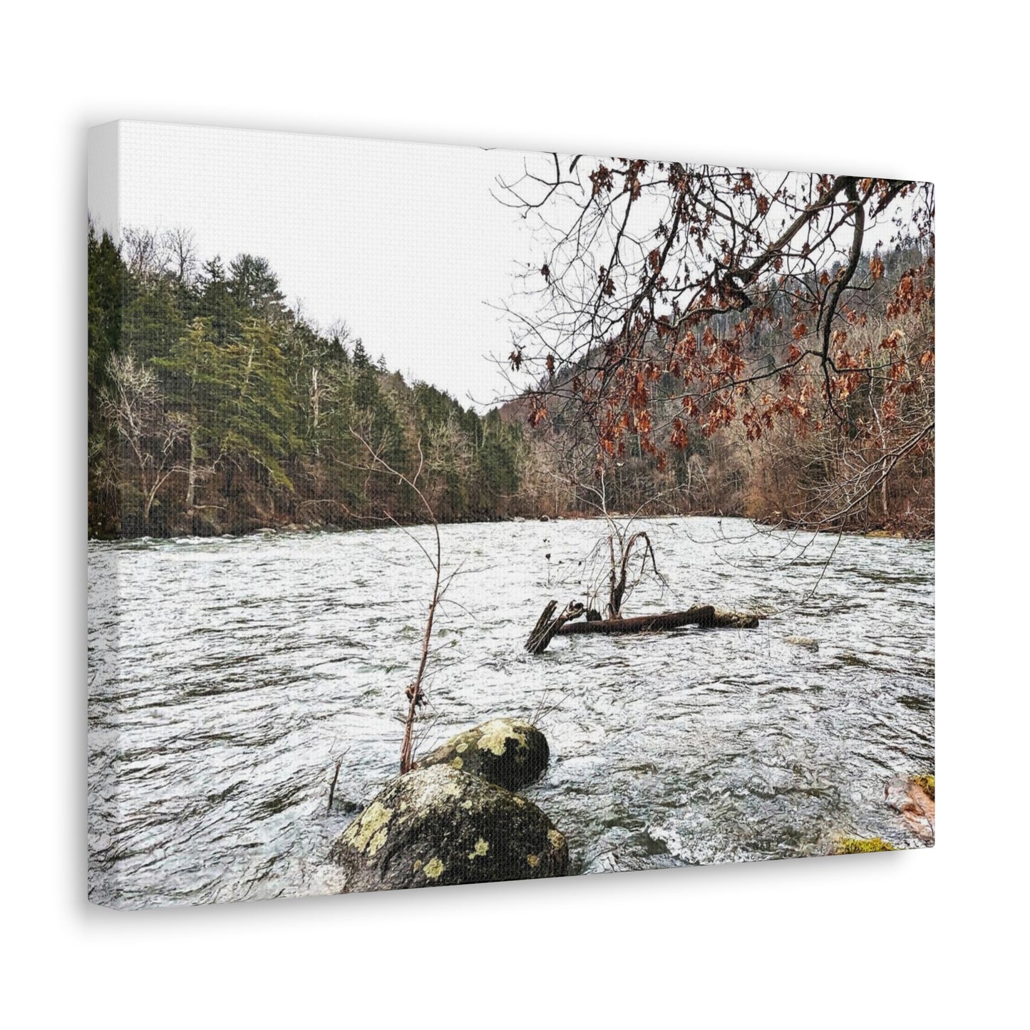 Houstatonic and Tenmile River Canvas Art Print