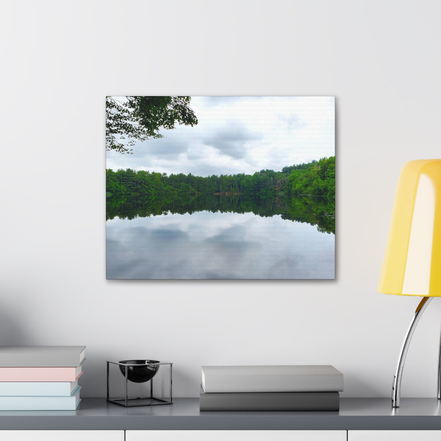 Lake Wintergreen Canvas Art Print