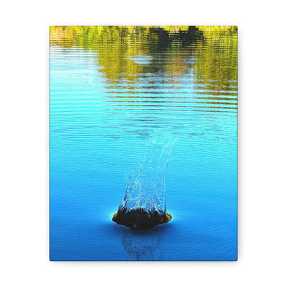 Saugatuck Splash Canvas Art Print