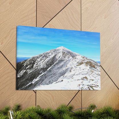 Mount Lincoln Winter Canvas Art Print