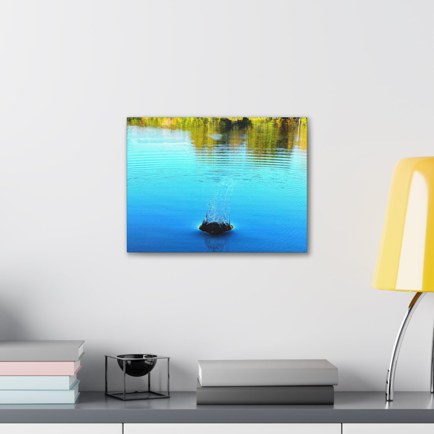 Saugatuck Splash Canvas Art Print