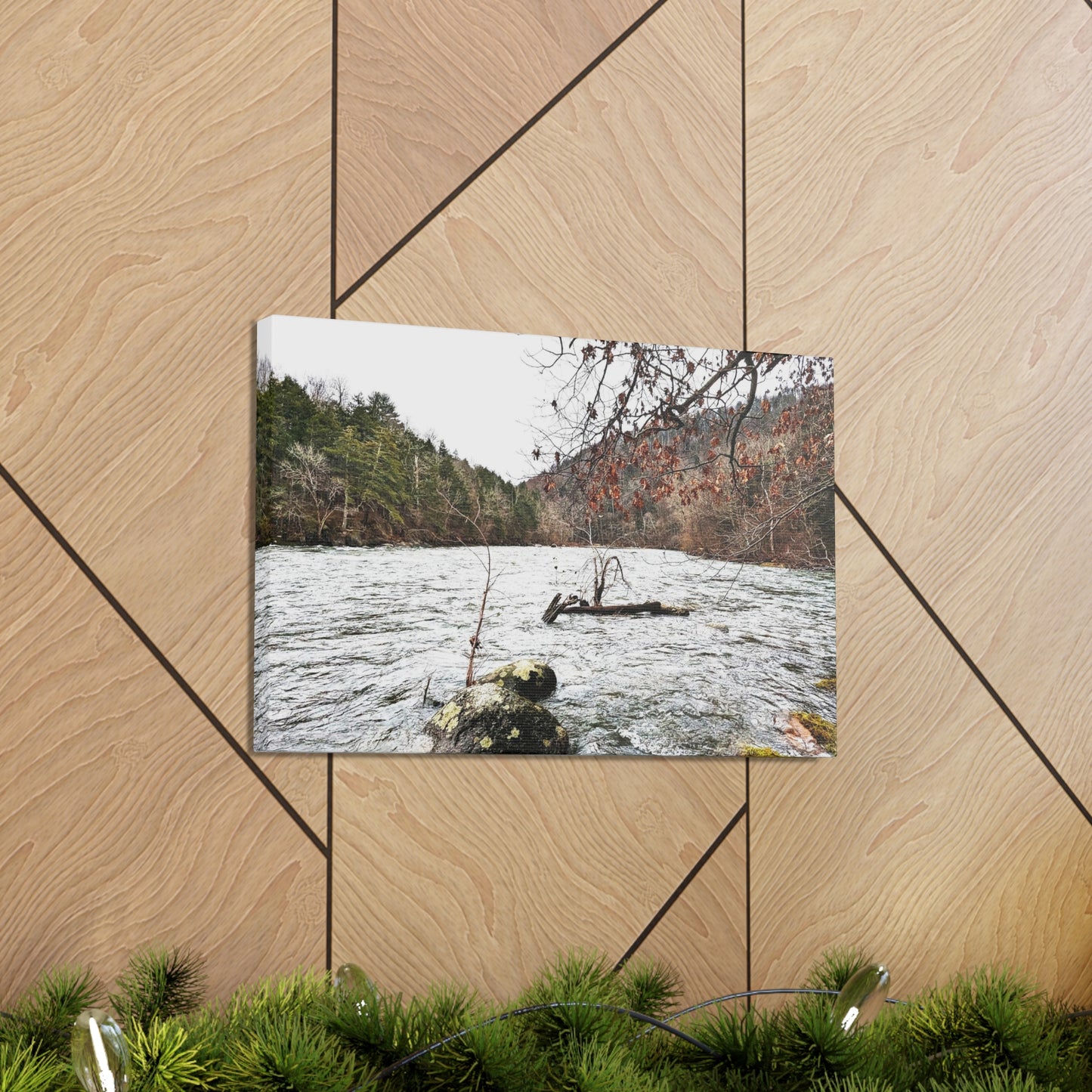 Houstatonic and Tenmile River Canvas Art Print