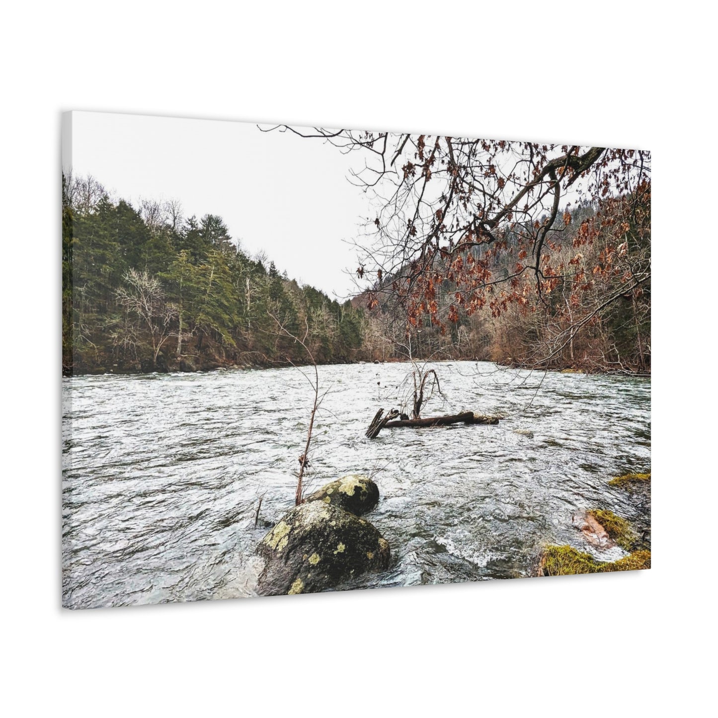 Houstatonic and Tenmile River Canvas Art Print