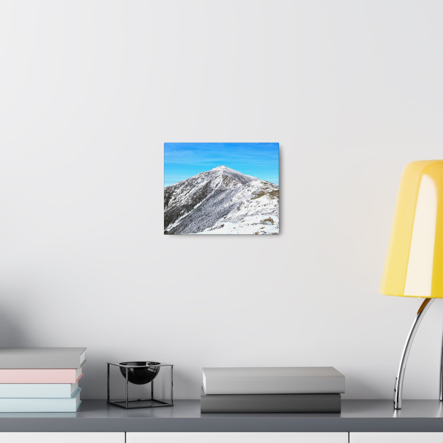 Mount Lincoln Winter Canvas Art Print