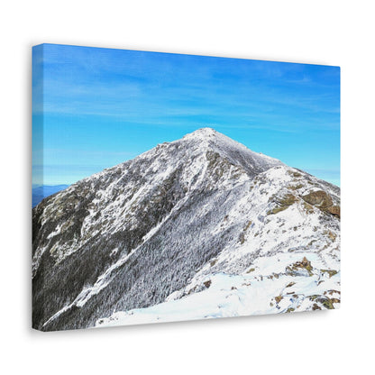 Mount Lincoln Winter Canvas Art Print