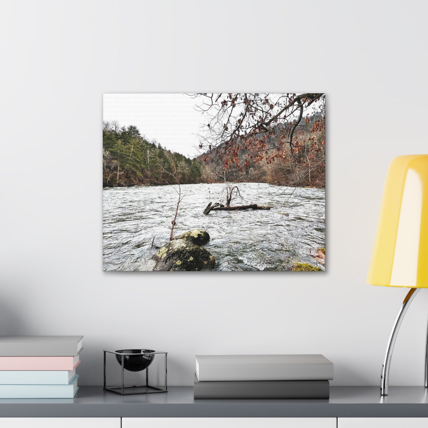 Houstatonic and Tenmile River Canvas Art Print