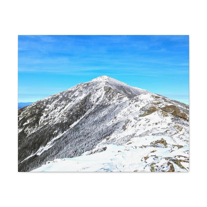 Mount Lincoln Winter Canvas Art Print