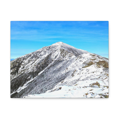 Mount Lincoln Winter Canvas Art Print