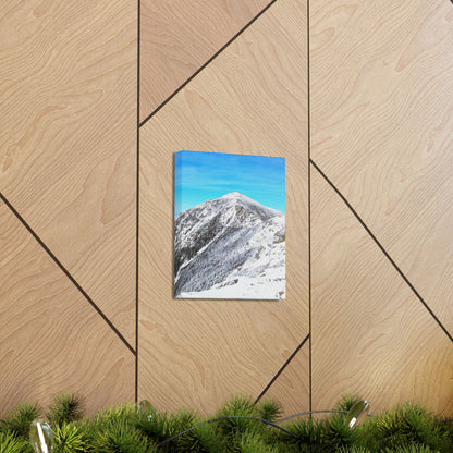 Mount Lincoln Winter Canvas Art Print