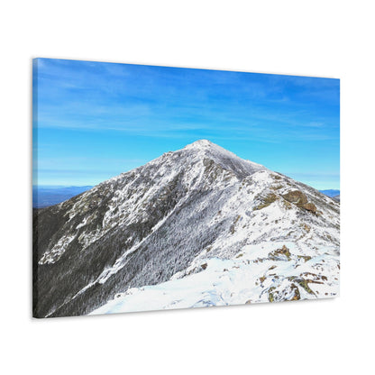 Mount Lincoln Winter Canvas Art Print