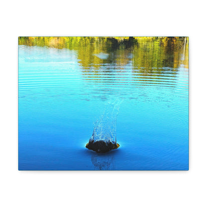 Saugatuck Splash Canvas Art Print