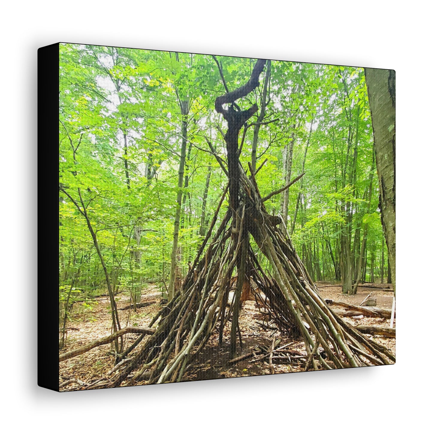 West Rock Ridge Tipi Canvas Art Print