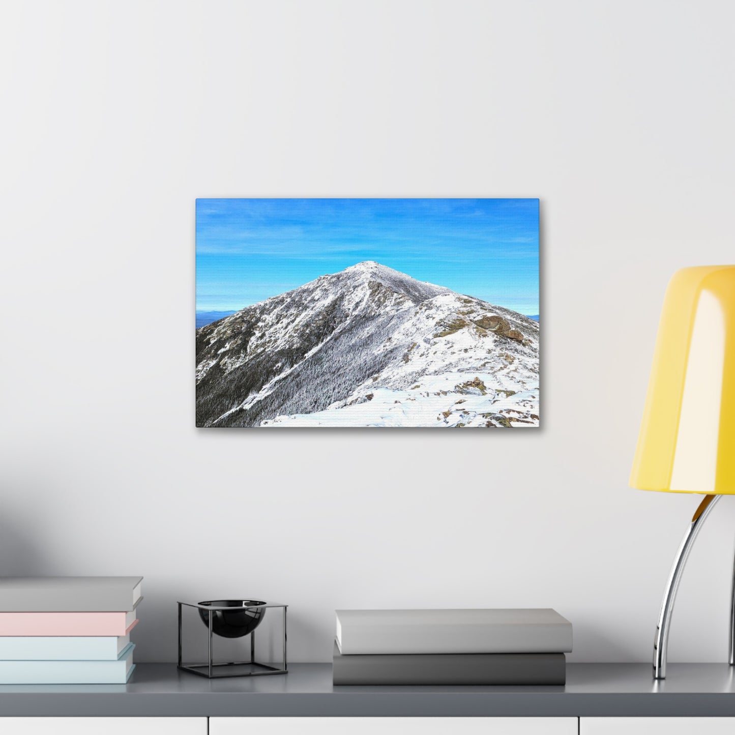 Mount Lincoln Winter Canvas Art Print