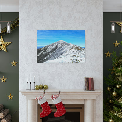 Mount Lincoln Winter Canvas Art Print