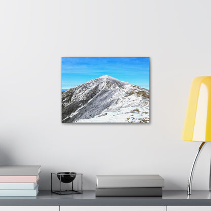 Mount Lincoln Winter Canvas Art Print