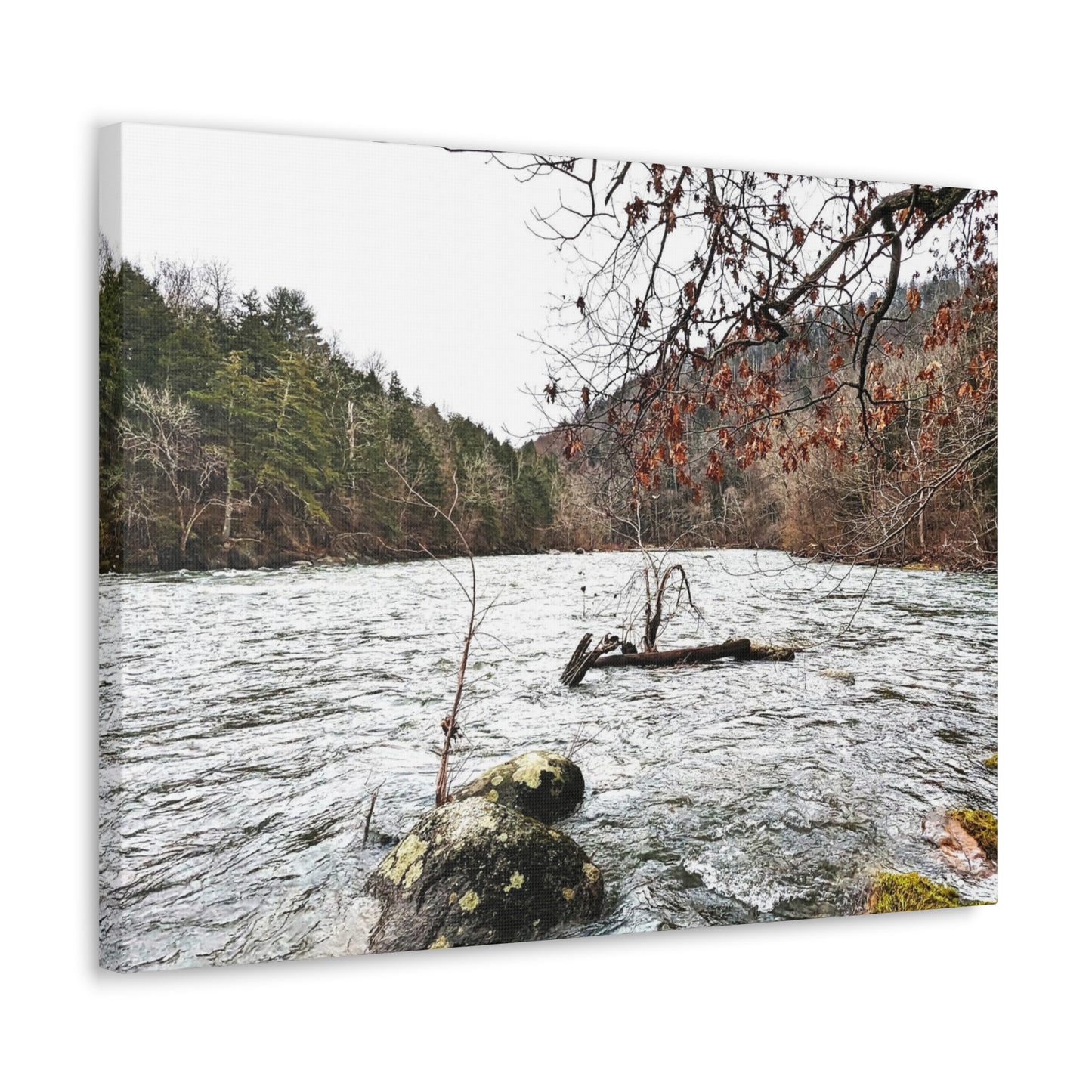 Houstatonic and Tenmile River Canvas Art Print