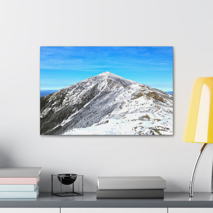 Mount Lincoln Winter Canvas Art Print