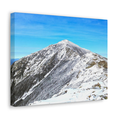 Mount Lincoln Winter Canvas Art Print