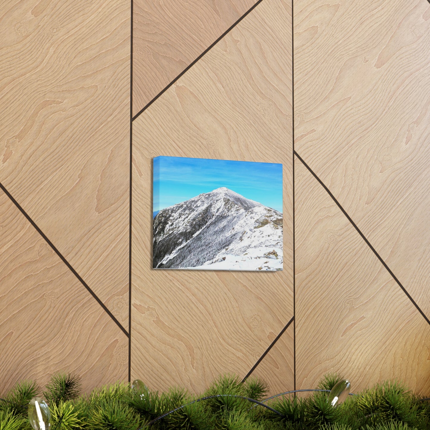 Mount Lincoln Winter Canvas Art Print