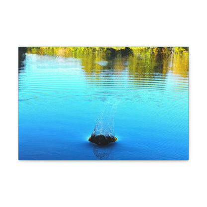 Saugatuck Splash Canvas Art Print