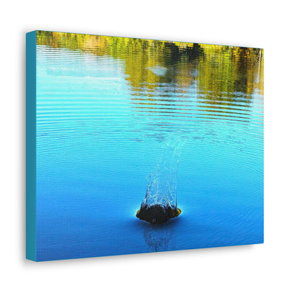 Saugatuck Splash Canvas Art Print