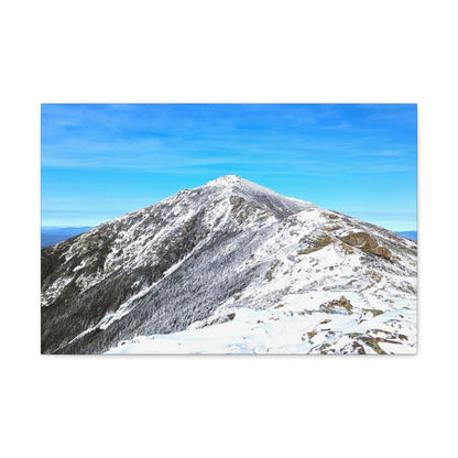 Mount Lincoln Winter Canvas Art Print