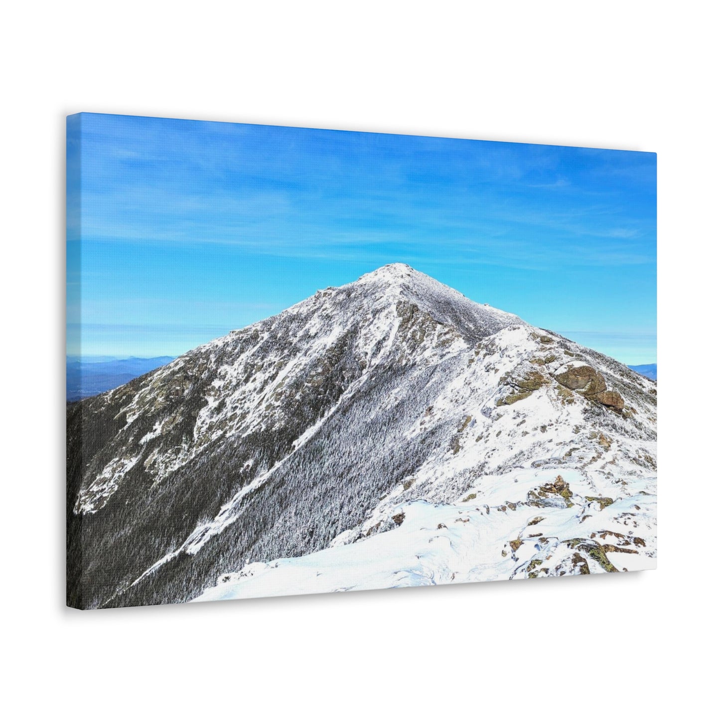 Mount Lincoln Winter Canvas Art Print