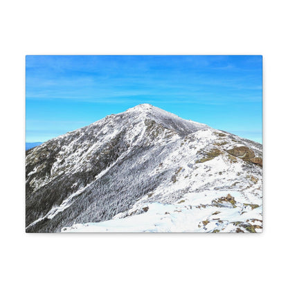 Mount Lincoln Winter Canvas Art Print