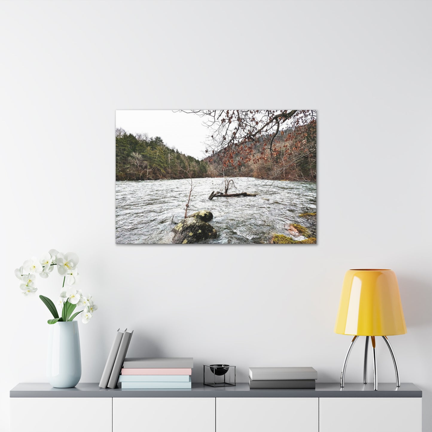 Houstatonic and Tenmile River Canvas Art Print