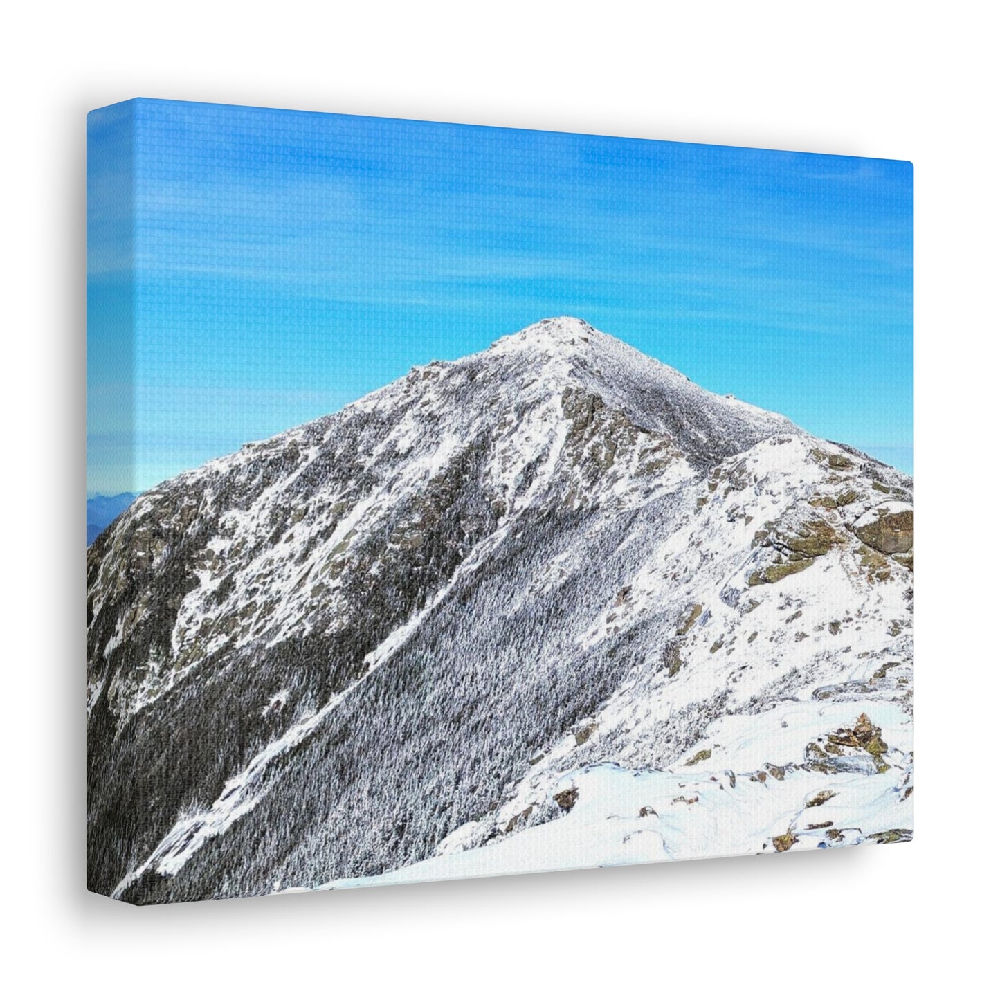 Mount Lincoln Winter Canvas Art Print