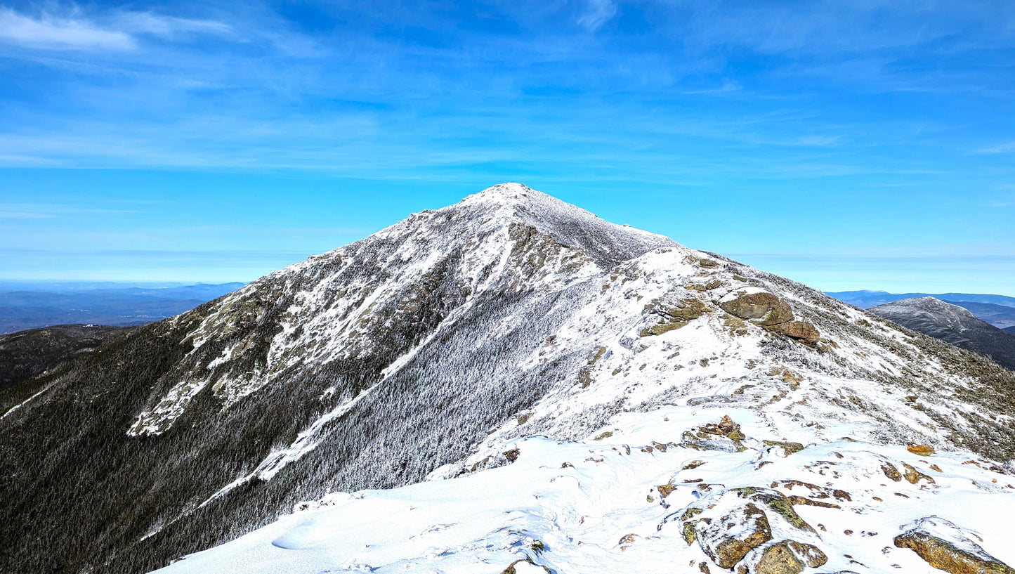 Mount Lincoln Winter Canvas Art Print